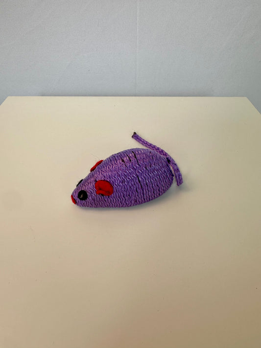 Peluche pour chat - Souris mauve