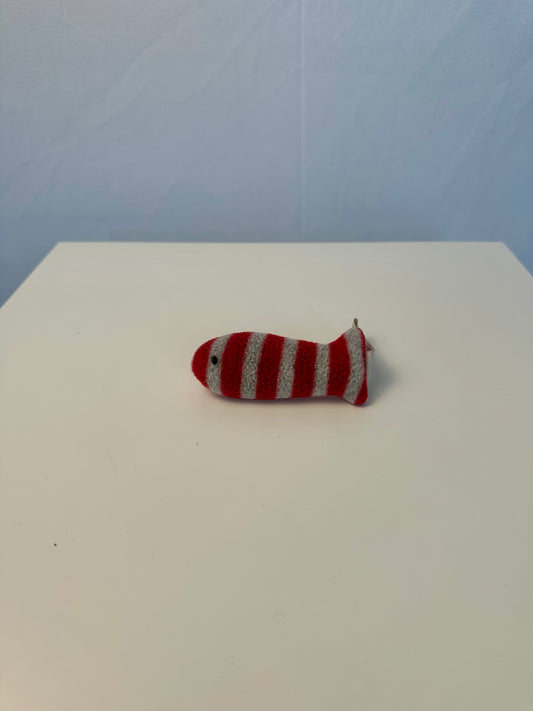 Peluche pour chat - Petit poisson rouge et bleu