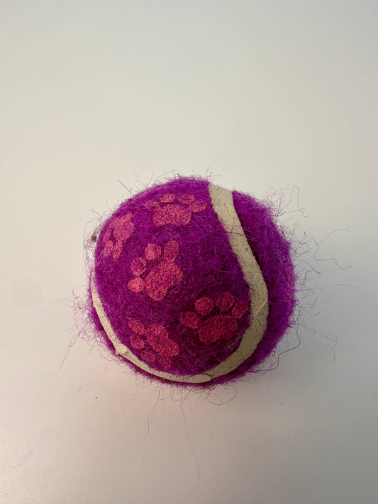Balle pour chat - Balle de tennis mauve