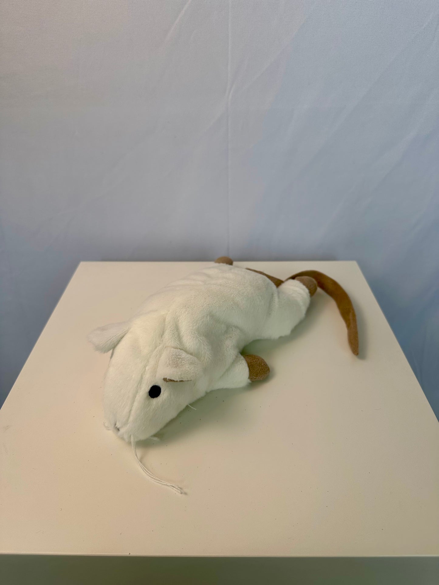 Jouet pour chat - grand souris blanche