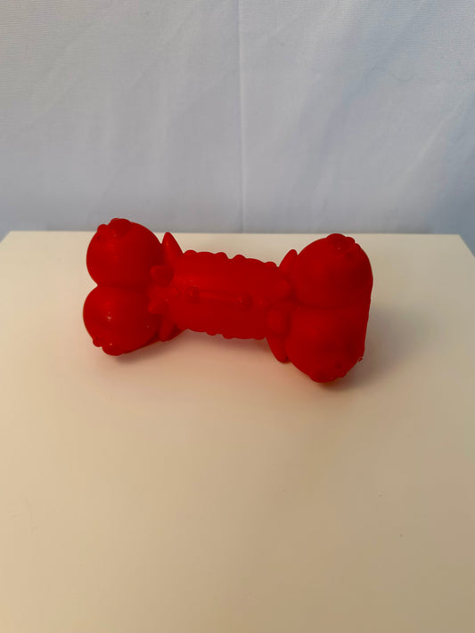 Jouet pour chien - Os rouge #1