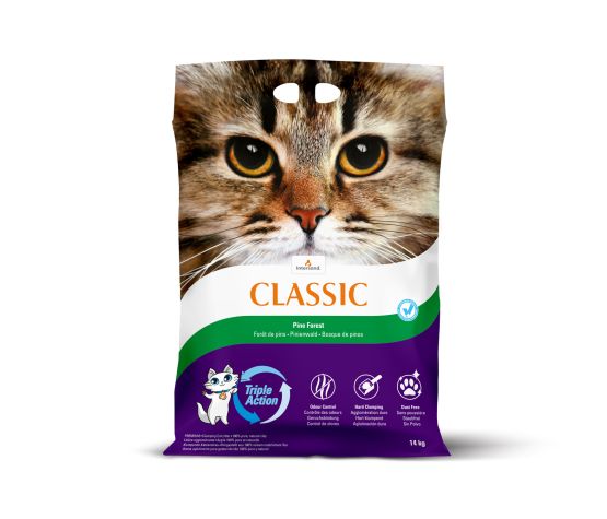Intersand Classic Litière Agglomérante Forêt De Pins 14 Kg