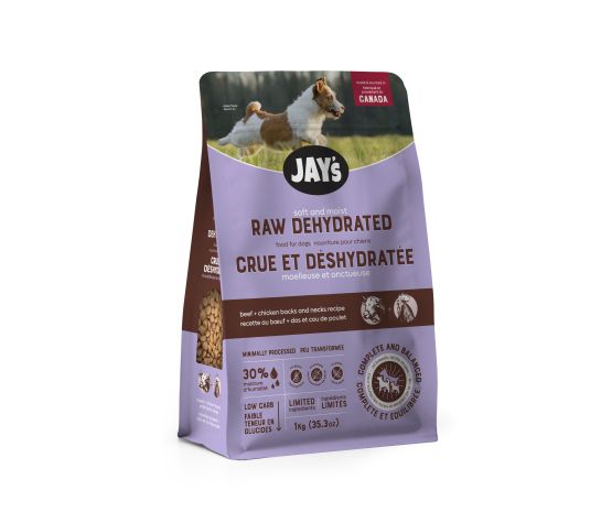 Jay's Nourriture Crue & Déshydratée Pour Chien - Recette Au Boeuf