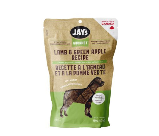 Jay's Gourmet, Gâteries Pour Chien, Agneau Et Pomme Verte 150gr