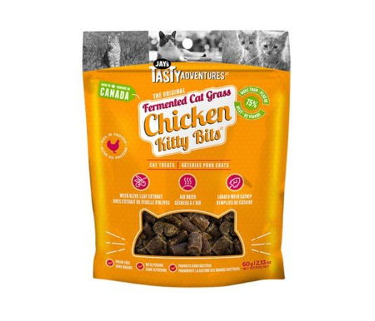 Gâteries Fermentées Pour Chat, Poulet 60gr