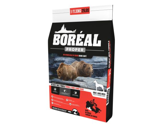 Boréal Proper, Nourriture Pour Chien De Grande Race - Grains Santé, Viande Rouge