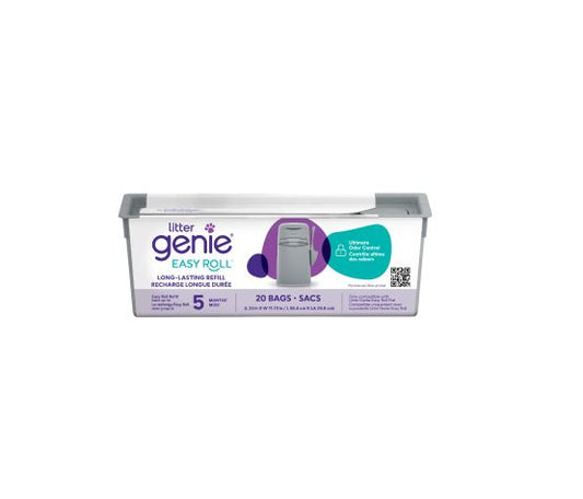 Litter Genie, Easy Roll - Recharge Pour Poubelle Litter Genie, Dure Jusqu'à 5 Mois