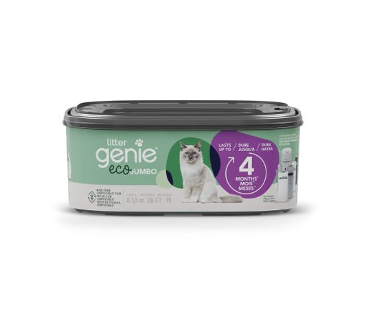 Litter Genie, Jumbo Eco - Recharge Pour Poubelle Litter Genie, Dure Jusqu'à 4 Mois