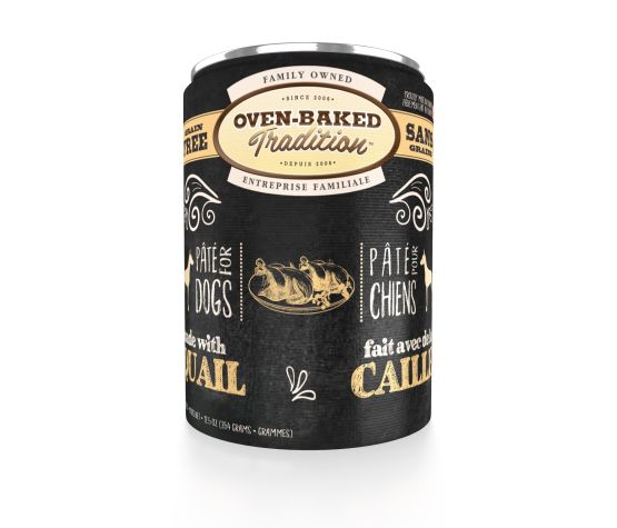 Obt Nourriture En Conserves Pour Chien, Pâté De Caille 12.5oz