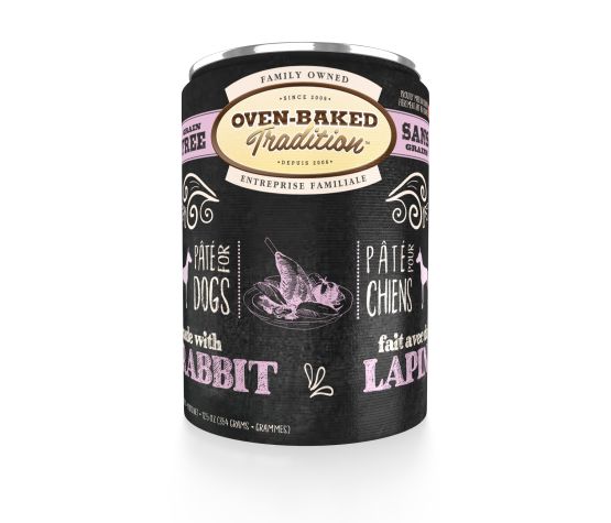Obt Nourriture En Conserves Pour Chien, Pâté De Lapin 12.5oz