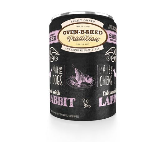 Obt Nourriture En Conserves Pour Chien, Pâté De Lapin 12.5oz