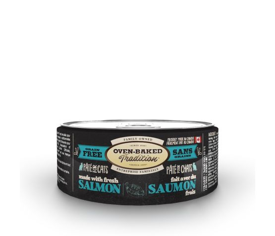Obt Nourriture En Conserves Pour Chat, Pâté De Saumon 5.5oz