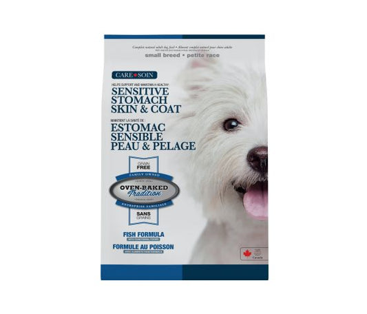 Obt Nourriture Sèche Sans Grains Pour Chien De Petite Race / Peau Et Estomac - Poisson