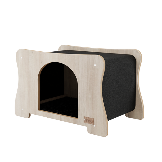 La maison griffoir avec hamac pour chat - Maître Animalier