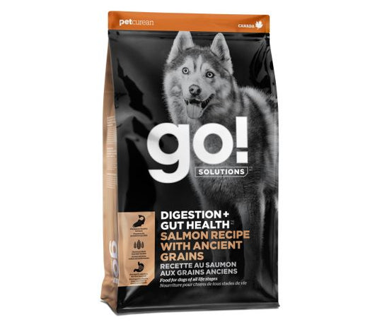 Petcurean Go! Digestion + Santé Intestinale Aux Grains Anciens Pour Chien Saumon