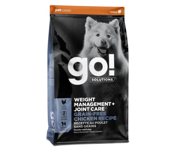 Petcurean Go! Contrôle Du Poids + Articulations Sans Grains Pour Chien Poulet