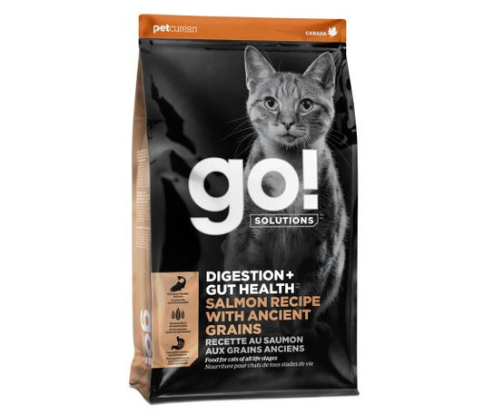 Petcurean Go! Digestion + Santé Intestinale Aux Grains Anciens Pour Chat Saumon