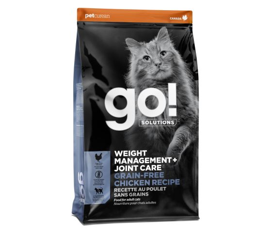 Petcurean Go! Contrôle Du Poids + Articulations Sans Grains Pour Chat Poulet