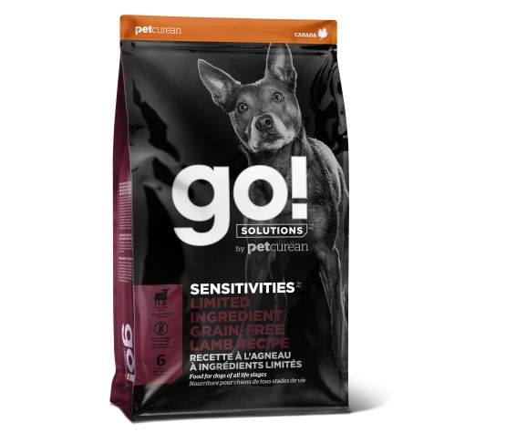Petcurean Go! Sensitivities Lid Sans Grains Pour Chien Agneau