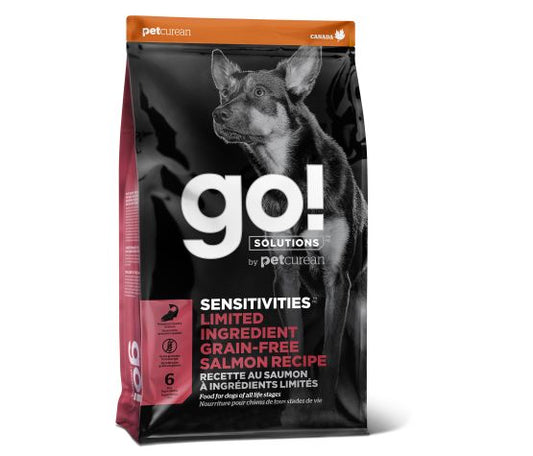 Petcurean Go! Sensitivities Lid Sans Grains Pour Chien Saumon Petites Bouchées