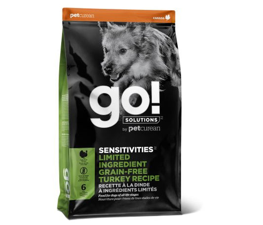 Petcurean Go! Sensitivities Lid Sans Grains Pour Chien Dinde