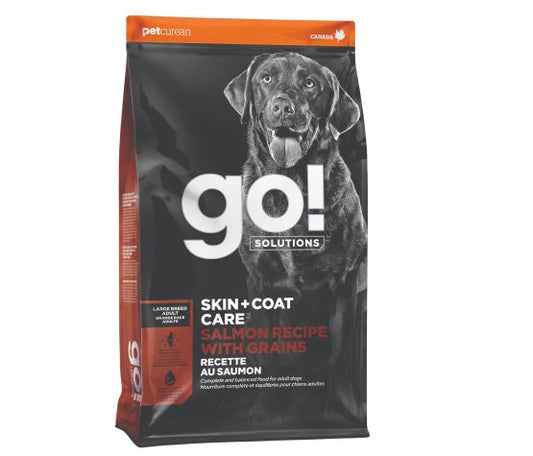 Petcurean Go! Peau + Poils Pour Chien De Grande Race Saumon