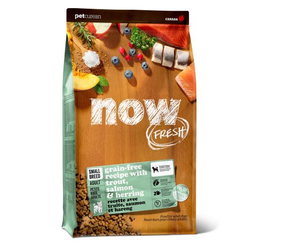 Petcurean Now Fresh Sans Grains Pour Chien De Petite Race Truite/saumon/hareng