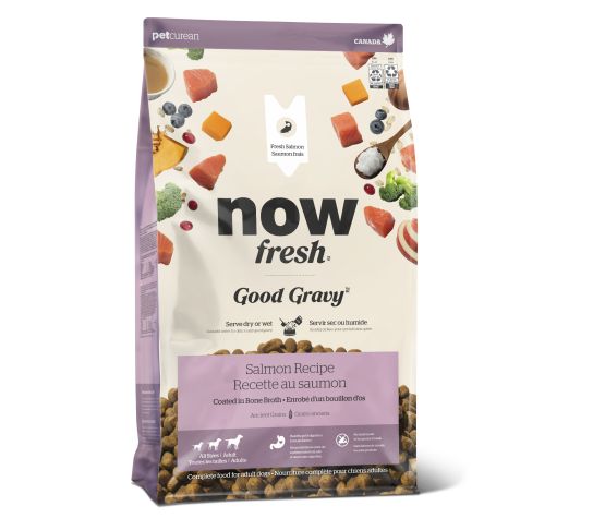Petcurean Now Fresh Good Gravy Aux Grains Anciens Pour Chien Saumon