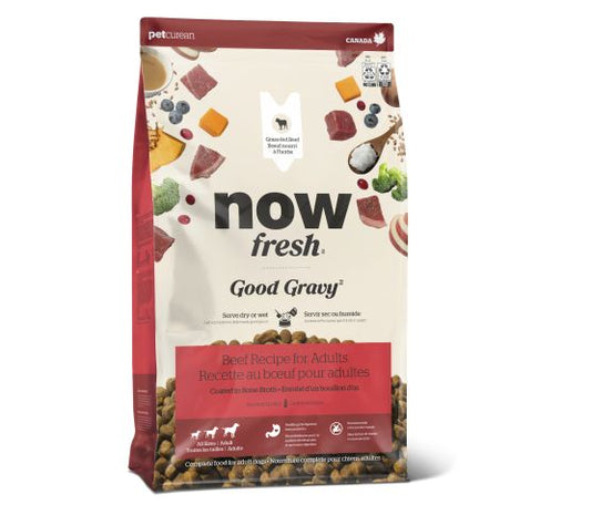 Petcurean Now Fresh Good Gravy Aux Grains Anciens Pour Chien Boeuf