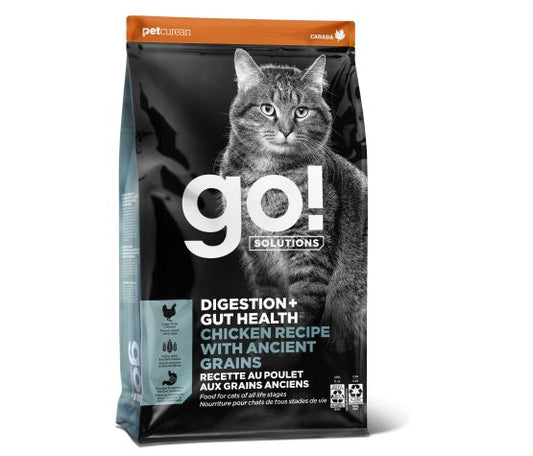 Petcurean Go! Digestion + Santé Intestinale Aux Grains Anciens Pour Chat Poulet