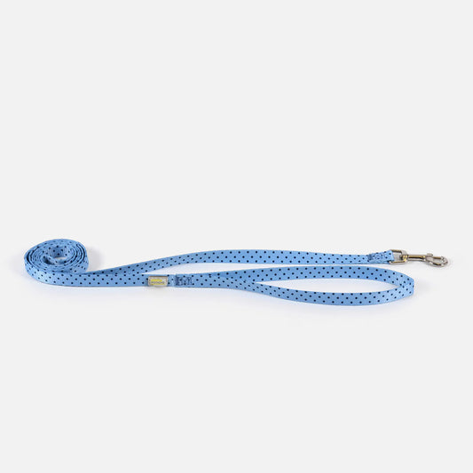Petite Pistache, Laisse pour petits chiens - Pois Bleu