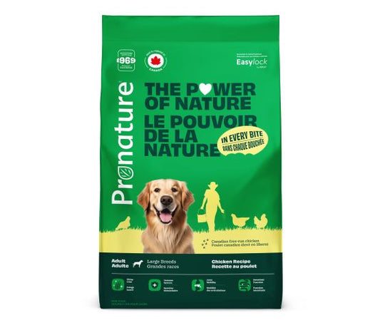 Pronature Nourriture Pour Chien, Grandes Races - Recette Au Poulet