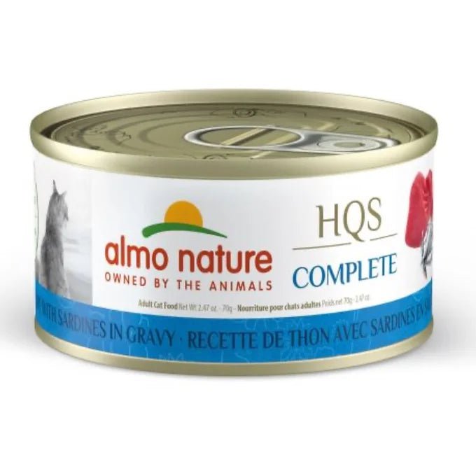 Almo Nature Hqs Complete Chat - Thon Et Sardines En Sauce 70gr - Maître Animalier