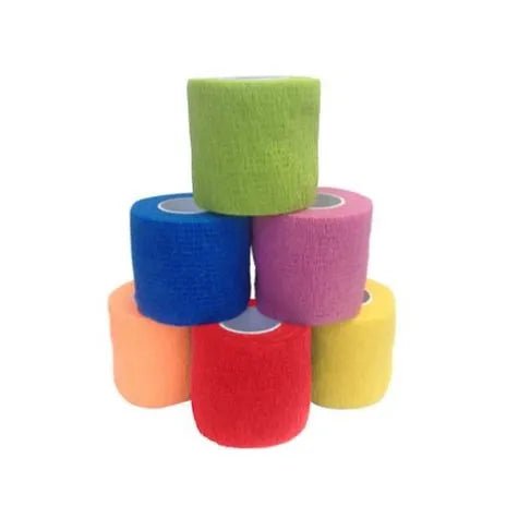 Bandages Cohésifs Couleurs Assorties - 1 pouce - Maître Animalier