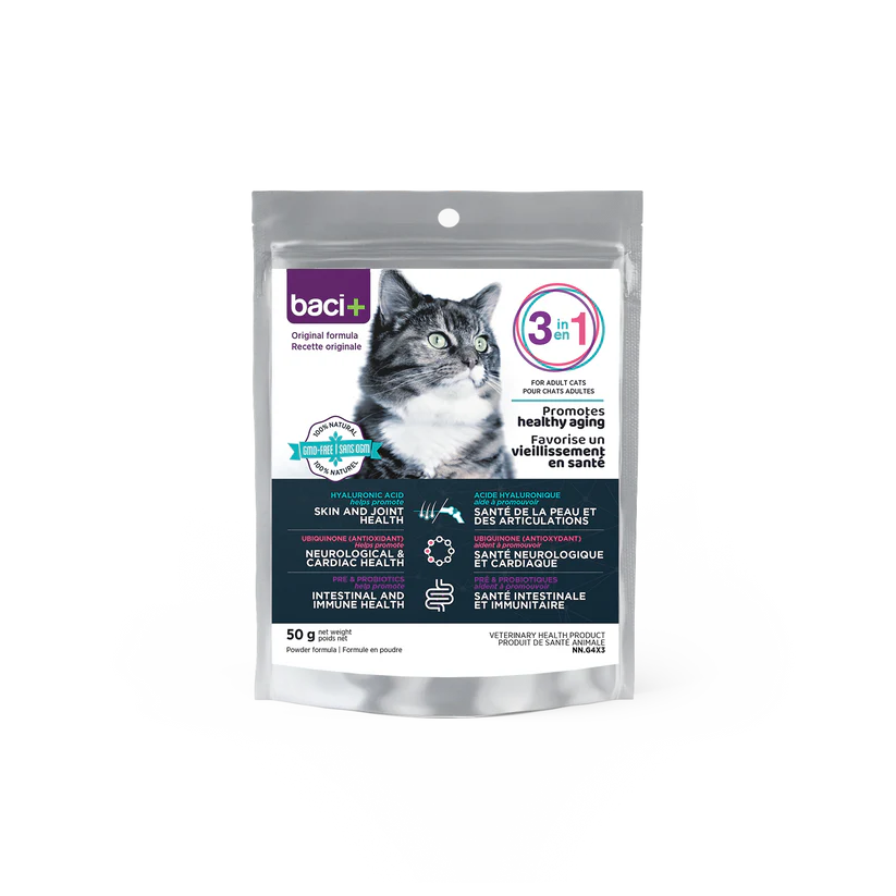 Baci + supplément pour chat / santé articulaire • santé intestinale • santé cardiaque |