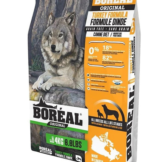 Boréal original, nourriture pour chien - sans grains, dinde - Maître Animalier