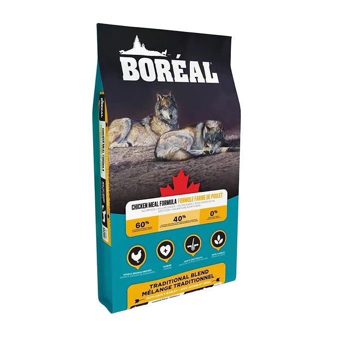 Boréal mélange traditionnel, nourriture pour chien - grains santé, poulet.13,6kg - Maître Animalier