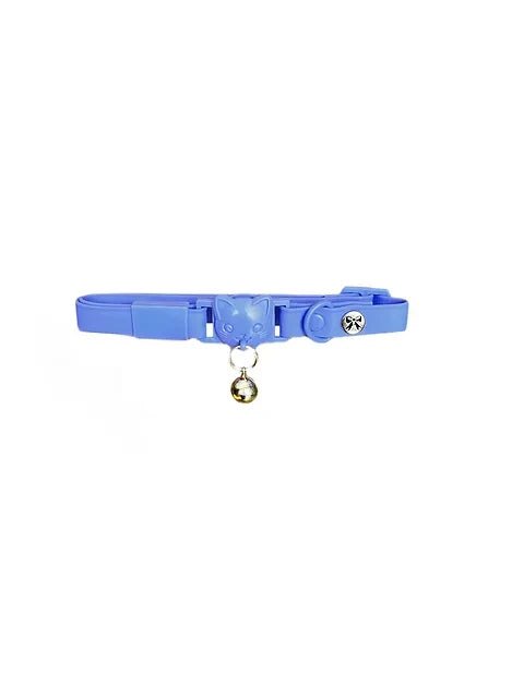 Collier en biothane pour chat - Bleu - Maître Animalier