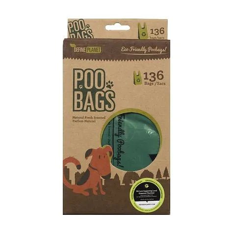 Define Planet "poop Bags" De Style "t-shirt" - 136 Sacs - Maître Animalier