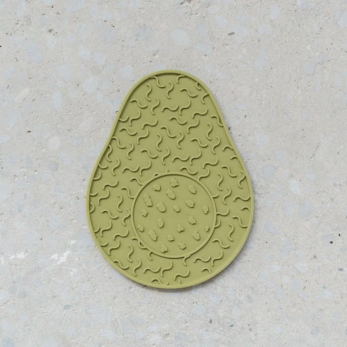 Tapis à lécher enrichissant - Avocat - Maître Animalier