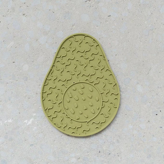 Tapis à lécher enrichissant - Avocat - Maître Animalier