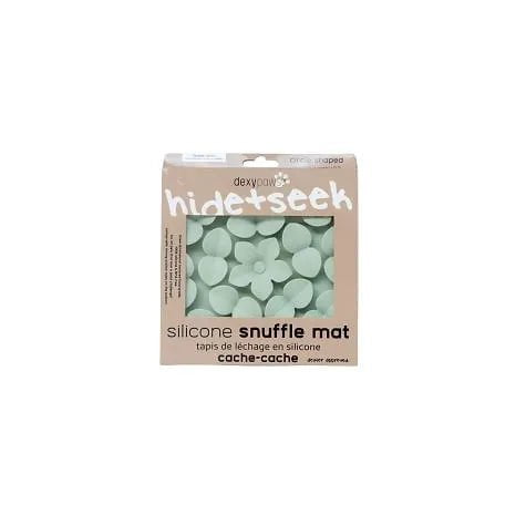 Tapis De Léchage En Silicone - Cercle Vert Sauge - Maître Animalier