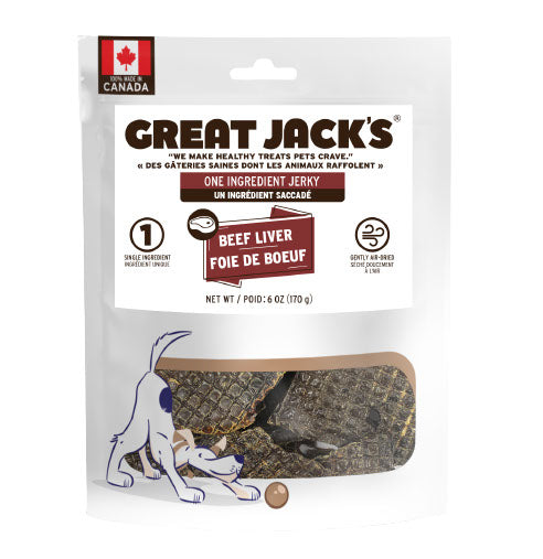 Foie de boeuf déshydraté 6oz