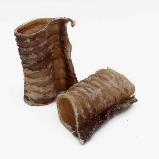 Bouchées de trachée de bœuf - Sac de 2-4 traché - Maître Animalier