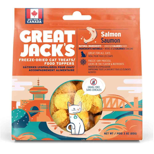 Gâteries de saumon lyophilisé – 3 oz - Maître Animalier