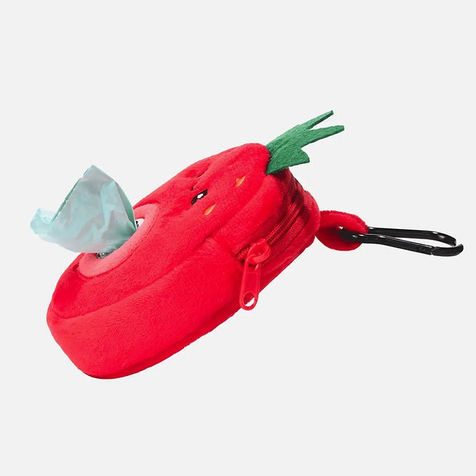 Pochette pour sac à excréments - Fraise - Maître Animalier