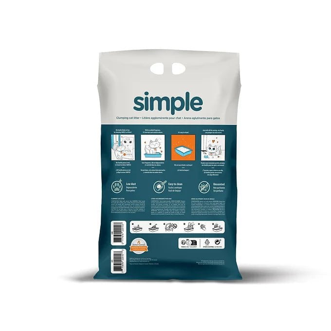 Intersand Simple Litière Agglomérante Non Parfumée 10 Kg - Maître Animalier