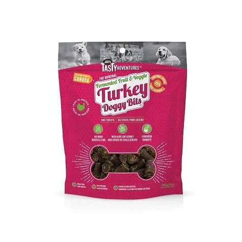 Jay's Tasty, Gâteries Fermentées Pour Chien, Fruits & Légumes Dinde 170gr - Maître Animalier