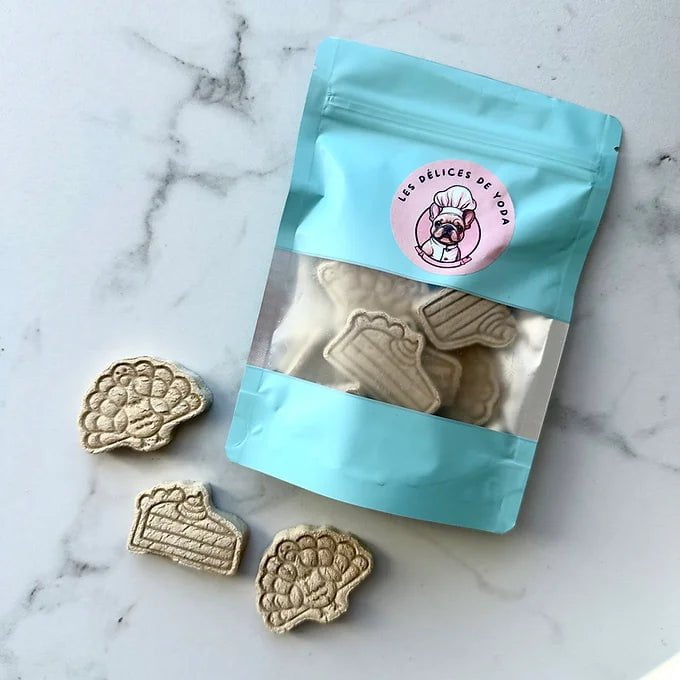 Les Délices De Yoda - Biscuits tarte aux pommes 100g - Maître Animalier