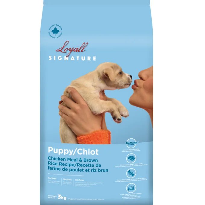 Nourriture loyall pour chiot, farine de poulet et riz brun - Maître Animalier